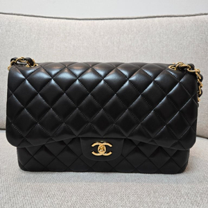 샤넬 클래식 라지 램스킨