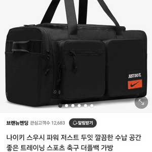 나이키 스우시 파워 더플백 판매합니다.