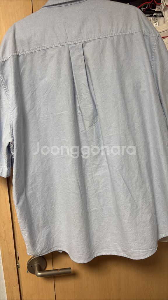 무신사 스탠다드 옥스포드 반팔 셔츠--1