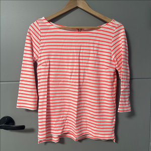 H&M 라운드 스트라이프 티셔츠 XS