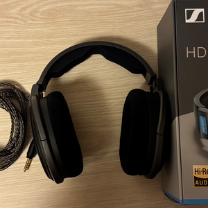 젠하이저 hd600 헤드폰 4.4mm 커케 포함 판매