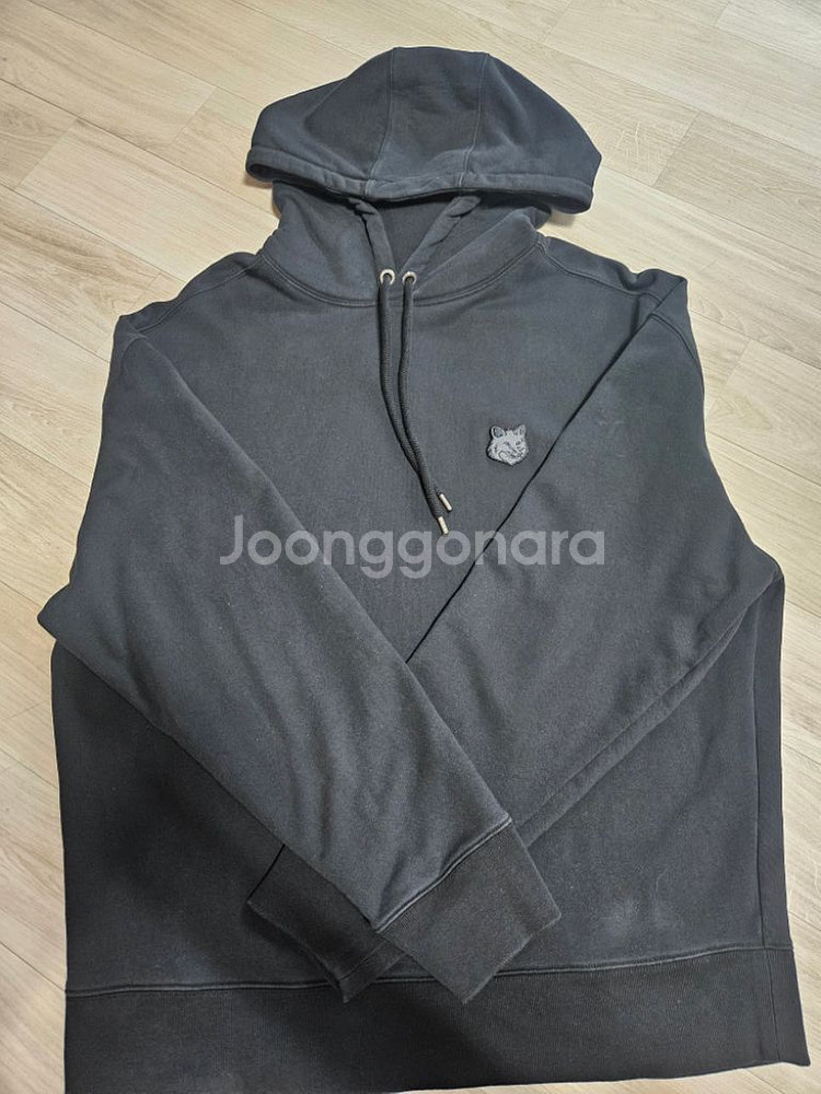 메종키츠네 폭스헤드 오버핏 후드티--0