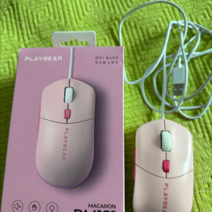 플레기어 마카롱 PM121 핑크 마우스(유선)거의새것반