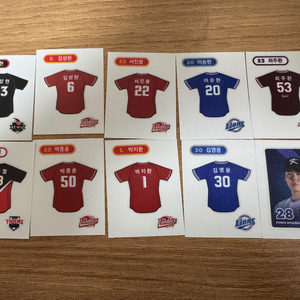Kbo 크보빵 유니폼 띠부씰 교환(글업뎃)