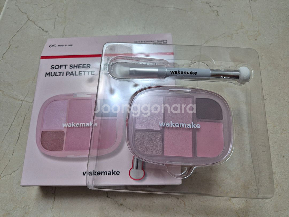 웨이크메이크 소프트 쉬어 멀티 팔레트 05 핑크플레어--0
