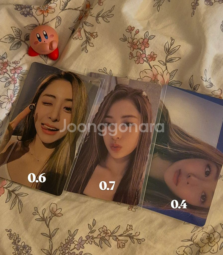 르세라핌 허윤진 피어리스 포카 포토카드--0