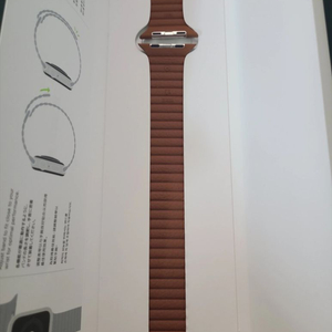 애플워치 정품 가죽스트랩 (44mm)