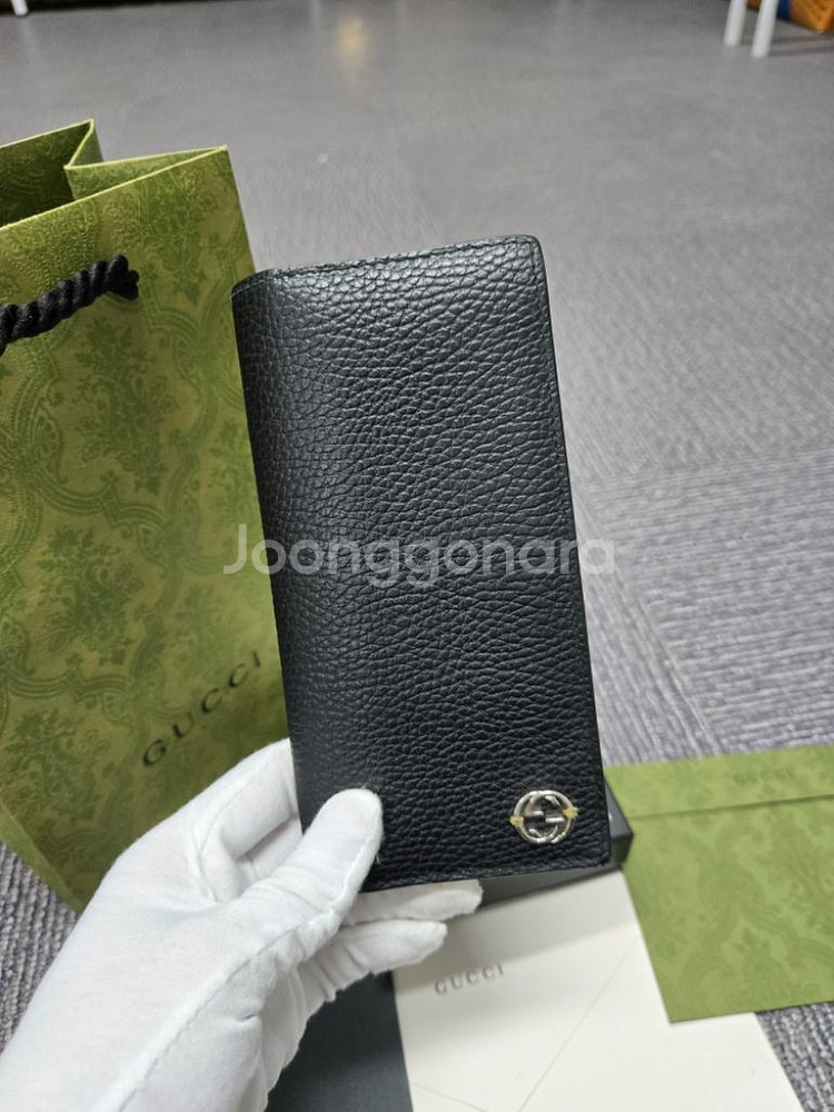 [정품]구찌 인터로킹 장지갑--0