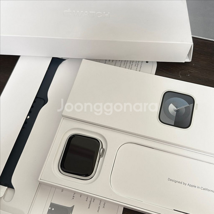 애플워치9 45mm gps 실버--0