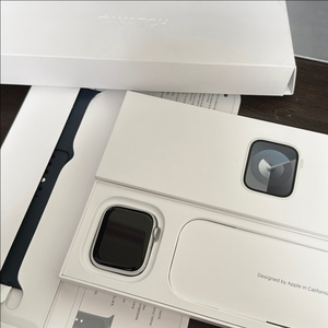 애플워치9 45mm gps 실버