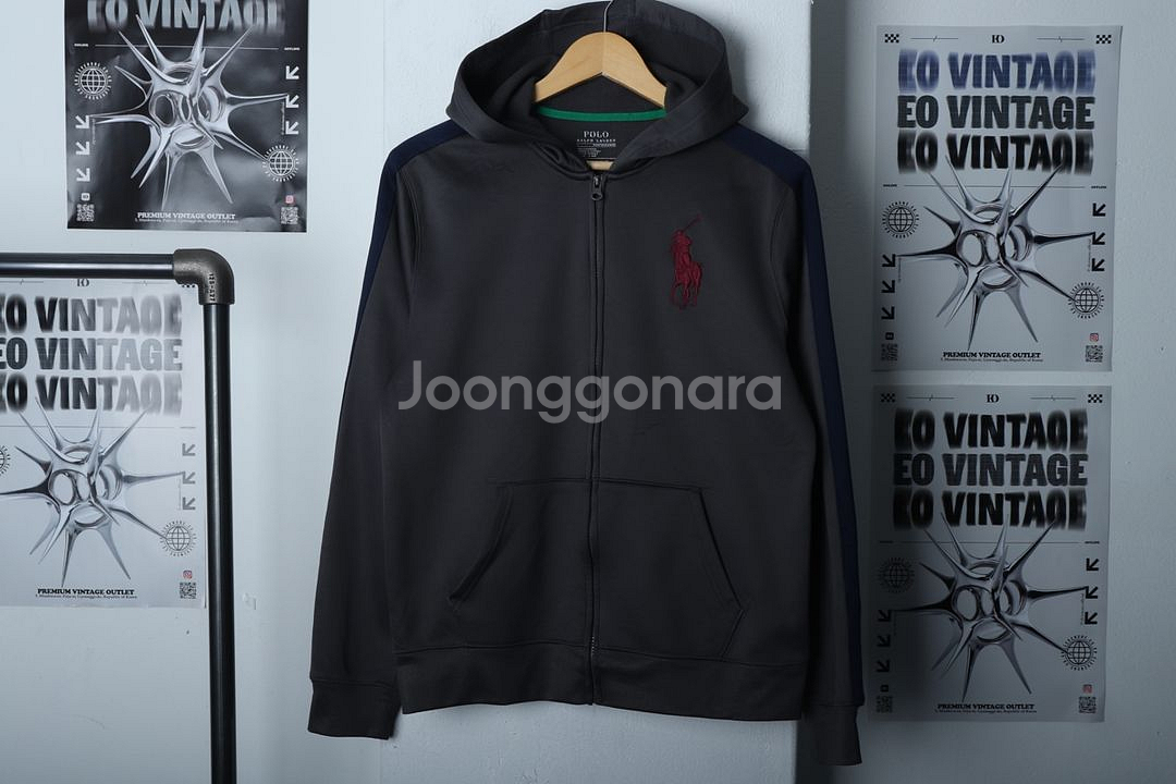 (XL) 폴로 랄프로렌 집업 바람막이 점퍼자켓 사용감--3