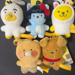 일괄 배포) 카카오프렌즈 리틀 커플선물인형키링가방고리