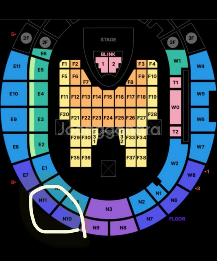 블랙핑크 콘서트 자리 변경 구해요 (7/6일 일요일)--0
