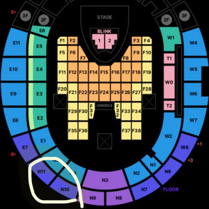 블랙핑크 콘서트 자리 변경 구해요 (7/6일 일요일)