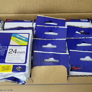 라벨테이프 브라더 TZE-251 24mm 25개