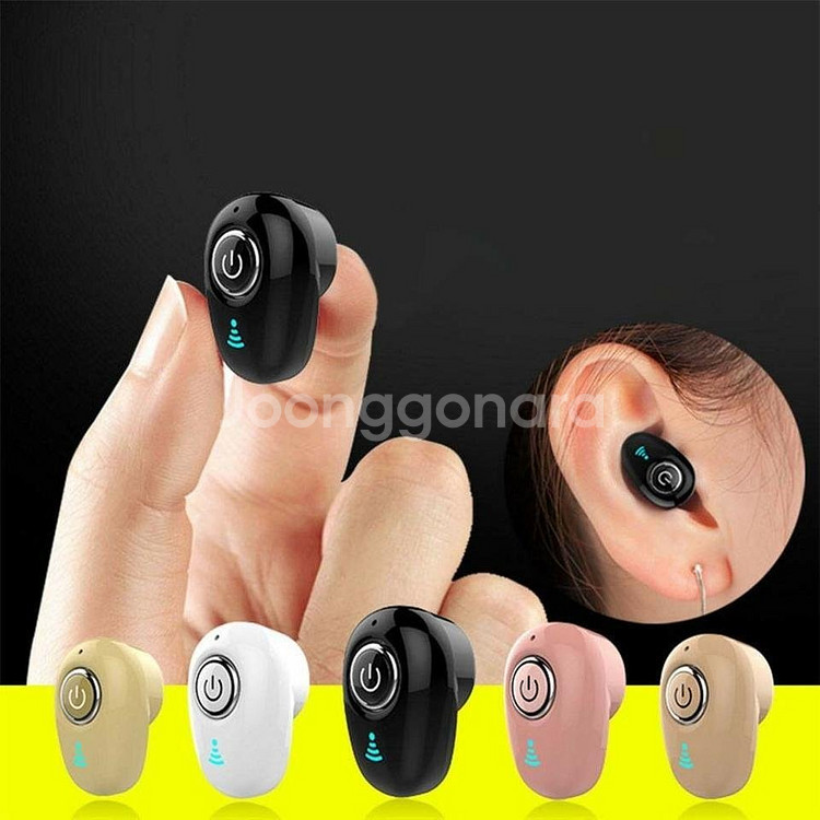 새 검정색 스테레오 4.1 미니 무선 블루투스 이어폰--2