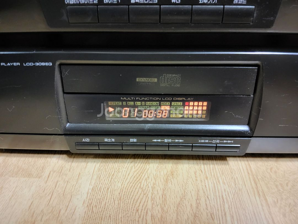 롯데 인티앰프 LA 390+CD플레이어 LC 390--2
