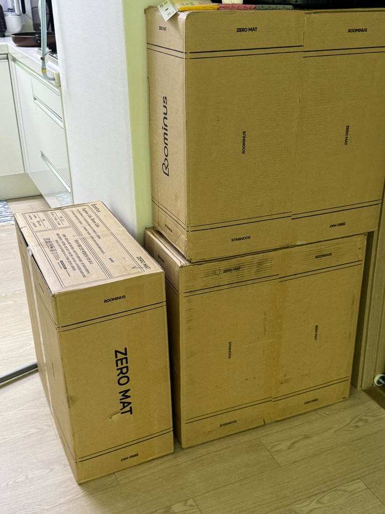 룸인어스 층간소음매트 프리미엄 500 샌드그레이 36장 이미지