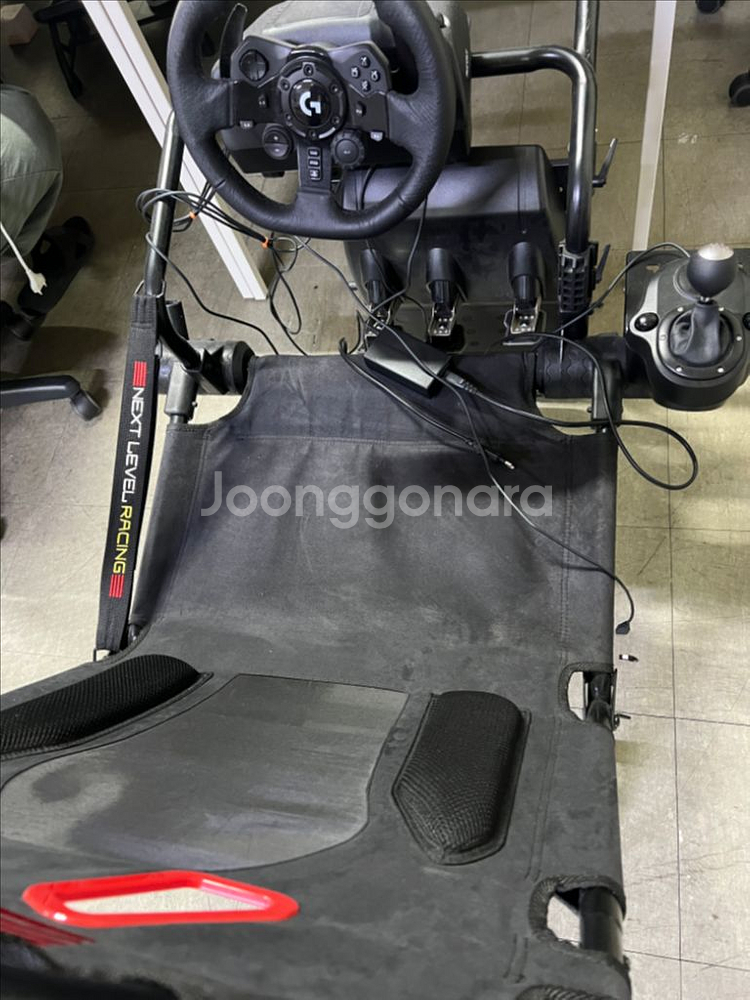 로지텍 G923 레이싱 휠 풀세트(시프터, 의자 포함)--3