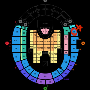 S석 블랙핑크 콘서트 티켓 W4 2연석 양도 (막콘)