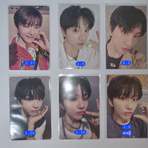 보넥도 운학 포카 6장 일괄 개별 양도 판매