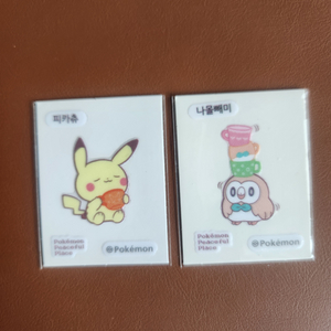 포켓몬 피스 띠부씰