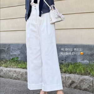 자스민케이 Tuck wide pants 와이드팬츠