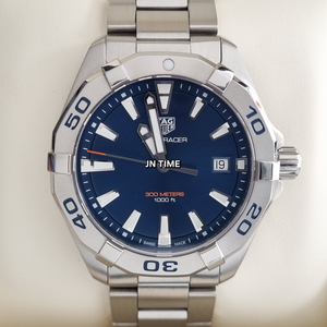 태그호이어 아쿠아레이서 300 쿼츠 청판 41mm