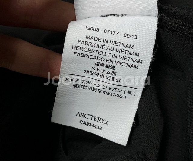 아크테릭스 등산 여자 기능성 반집업 반팔 95/M--4