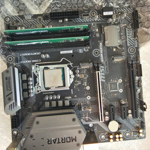 i7 9700, b360 박격포, 삼성 8+8gb램