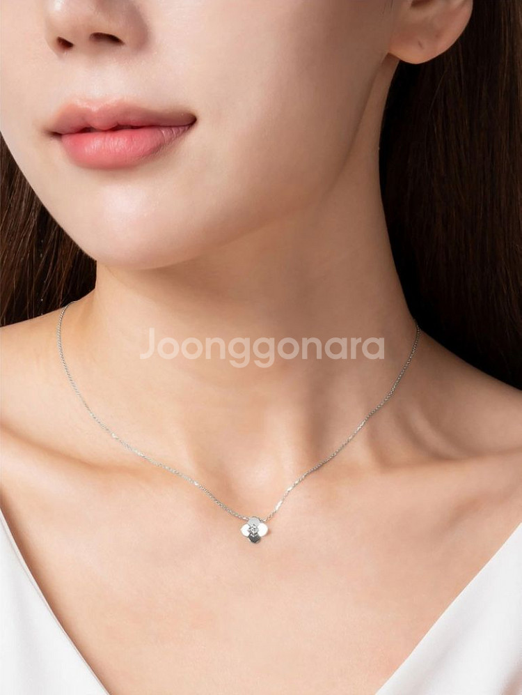 로이드 14k 랩다이아 목걸이--1
