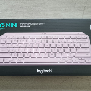 로지텍 MX KEYS MINI 핑크 미개봉 +키스킨
