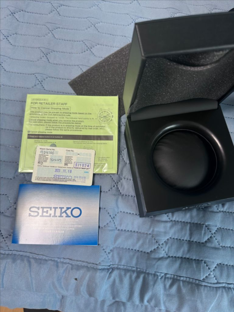 세이코 아스트론 솔라 gps시계 이미지