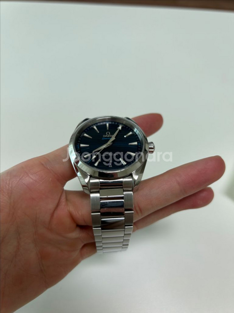 오메가 아쿠아테라 청판 41mm--4
