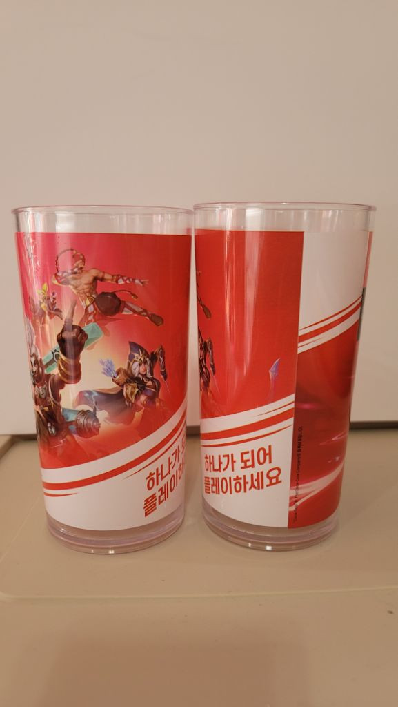 lol 롤 와일드리프트 리유저블 코카콜라 컵 630미리 이미지