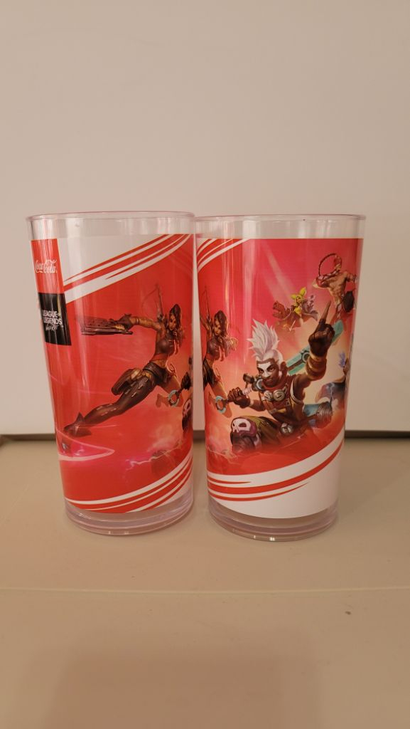 lol 롤 와일드리프트 리유저블 코카콜라 컵 630미리 이미지