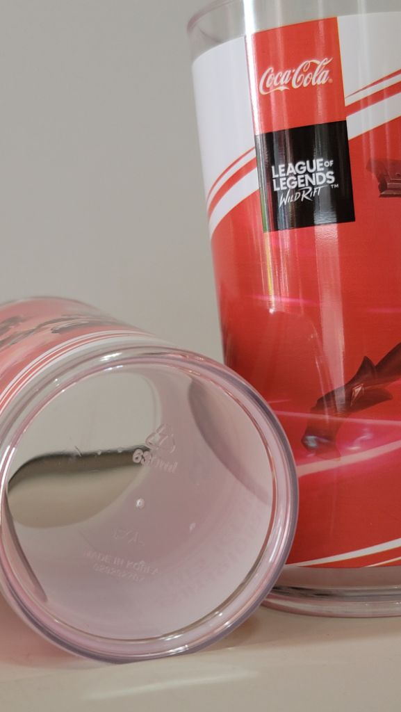 lol 롤 와일드리프트 리유저블 코카콜라 컵 630미리 이미지