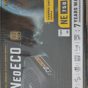 안텍750W 80PLUS GOLD 풀모듈러 파워 팝니다