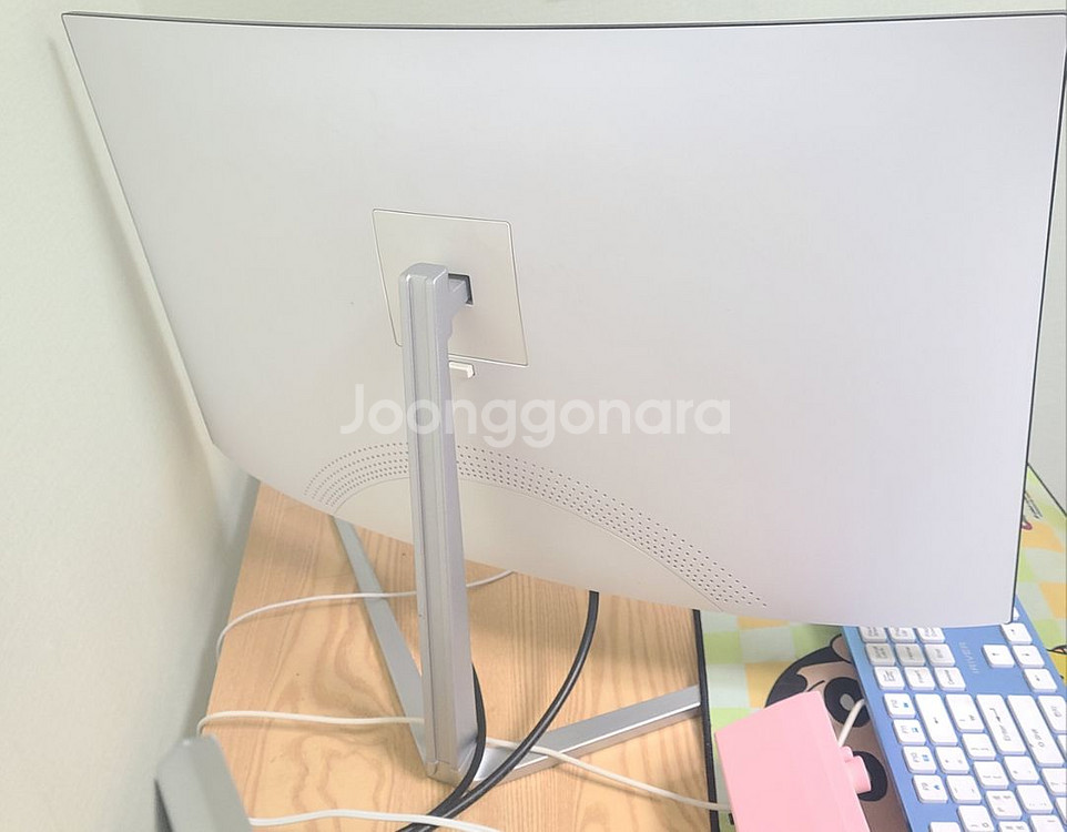 한성 27인치 커브드 모니터 상태최상깨끗--2