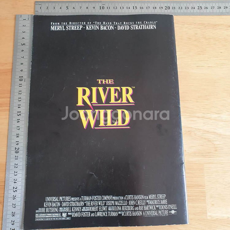 영화리버와일드 매릴스트립 케빈베이컨 일본영화팜플렛엽서--1