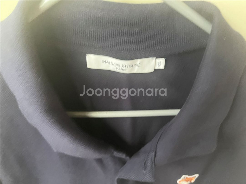 메종키츠네 폭스헤드 카라티 네이비 XXL 110--1