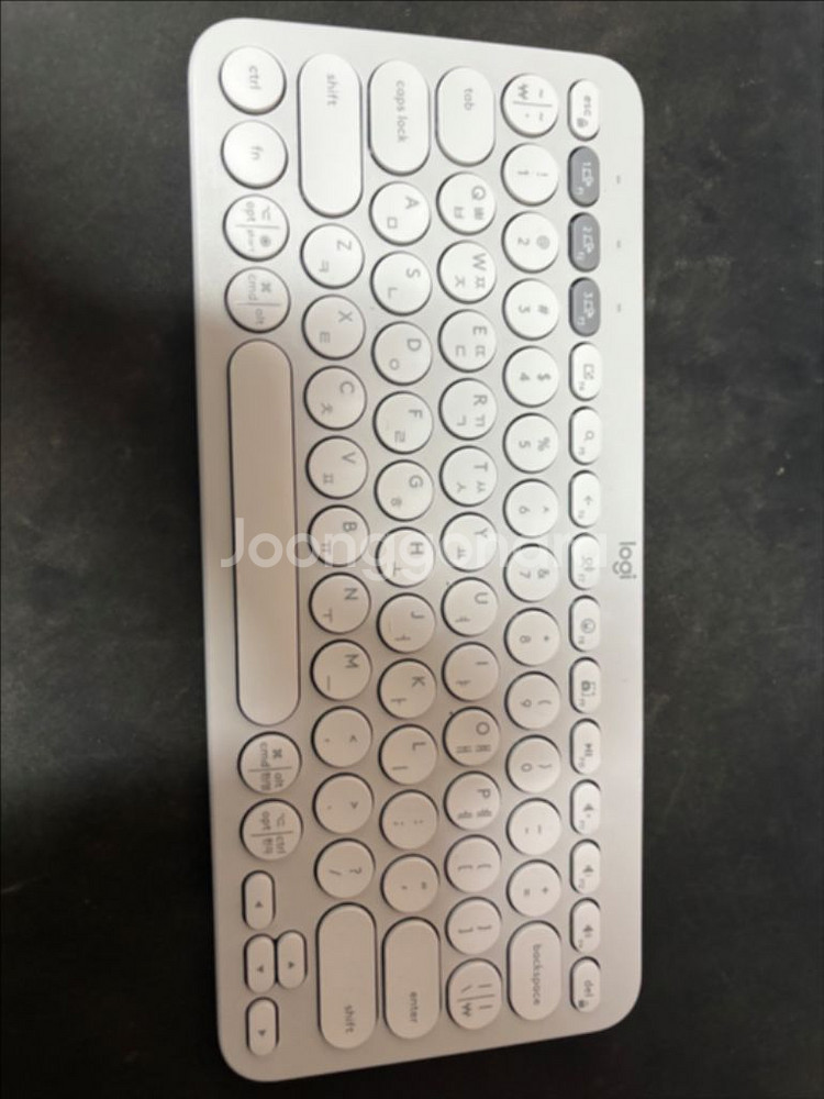 로지텍 k380 화이트 팝니다--0