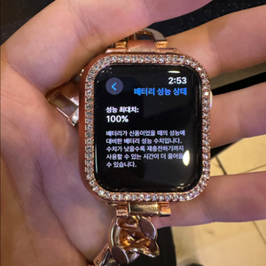 애플워치 se2 40mm 배터리 100%