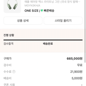 에어팟 맥스 그린