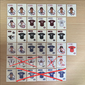 KBO 크보빵 띠부씰 교환 및 판매합니다