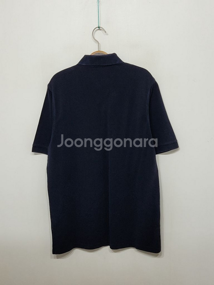 (L) 버버리 반팔 카라티 진곤색 PK 폴로 티셔츠--6