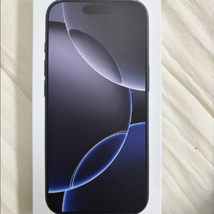아이폰 16 프로 블랙 티타늄 256GB 미개봉