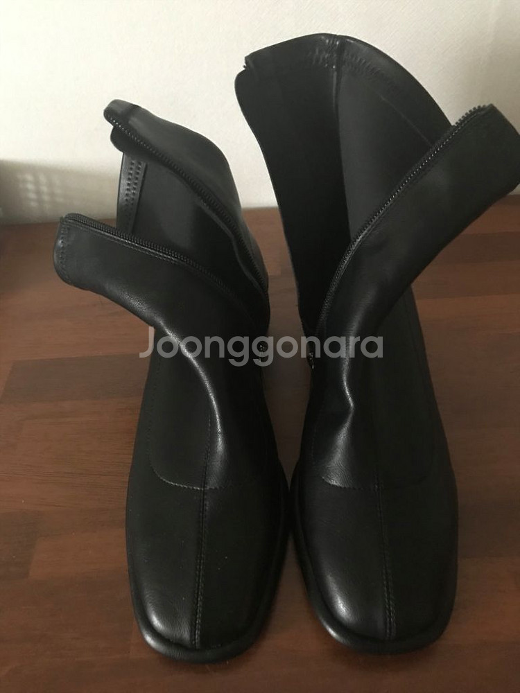 무드나잇 스판 앵클 부츠--0