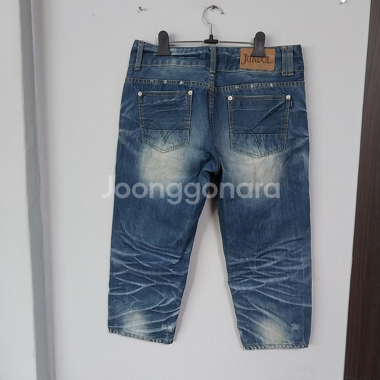 7부 청바지 남자32 인치--2