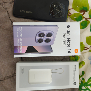 홍미노트14PRO 5G+샤오미보조배터리